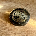 Orgonite ronde Tourmaline arbre de vie - Mineralshop