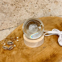 Veilleuse USB Verre Saturne Multicolore
