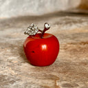 Pomme JASPE ROUGE 35mm, l'apaisement - Mineralshop