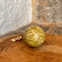 Sphère de Serpentine jaune, la plénitude - Mineralshop