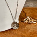 Collier astrologie Capricorne, acier couleur Argent - Mineralshop