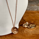 Collier astrologie Capricorne, acier couleur or Rose - Mineralshop