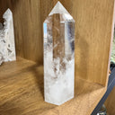 Pointe polie cristal de roche 350 g - Mineralshop