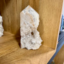 Pointe semi-polie CRISTAL DE ROCHE cristallisé AA - Mineralshop