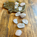 Pierres roulées de quartz rose, pierre de l'apaisement