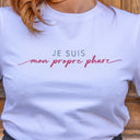 Tee-shirt à manches courtes "JE SUIS MON PROPRE PHARE"