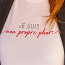 Tee-shirt à manches courtes "JE SUIS MON PROPRE PHARE" - Mineralshop