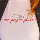 Tee-shirt à manches courtes "JE SUIS MON PROPRE PHARE"