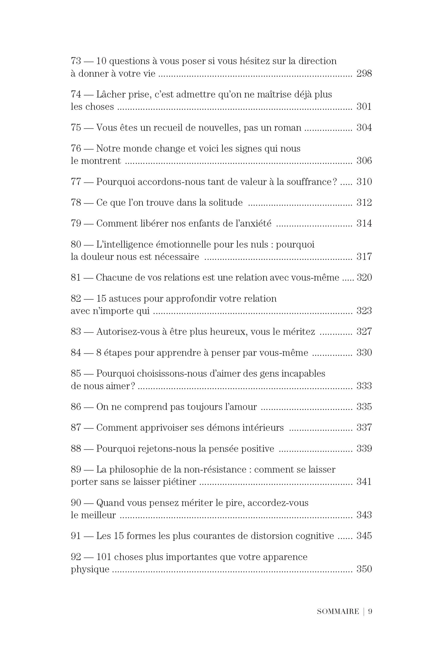 101 essais pour changer votre façon de penser