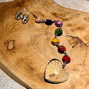 Attrape lumière 7 Chakra Feng-Shui coeur - Mineralshop décoration, soleil, attrape soleil, chakras,  fenêtre