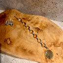 Attrape lumière Feng Shui Fleur de vie couleur champagne - Mineralshop décoration, soleil, attrape soleil