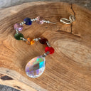 Attrape lumière Feng shui Chakra goutte, attrape lumière - Mineralshop décoration pour fenêtre, 7 chakras feng shui