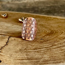 Bague Fleur de vie couleur or rose - Mineralshop, bijoux , géométrie sacrée, protection, pouvoir régénérant