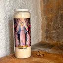 bougie, neuvaine, vierge marie, rituel, prières, protection