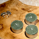 Bougie chauffe plat Fleur de vie Encens - Mineralshop géométrie sacrée, décoration, gratitude, rituel, autel