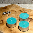 Bougie chauffe plat Fleur de vie Patchouli - Mineralshop géométrie sacré, autel, rituel 