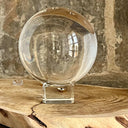 Boule de Cristal et son support 12cm - Mineralshop cristallomancie. intuition