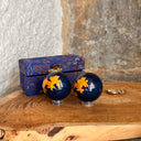 Boules de santé Qi Gong Dragon jaune 4cm - Mineralshop médecine chinoise, circulation sanguine des mains