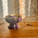 Brûle encens à charbon en laiton pourpre - Mineralshop parfum d'ambiance ,désodorisant, méditation