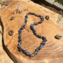 Collier baroque Sodalite, la paix intérieure - Mineralshop hypersensibilité , contrôle des émotions  ,pierre apaisante et calmante 