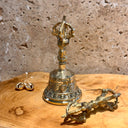 Dorje & Cloche de laiton petit - Mineralshop ,pratiques bouddhistes tibétaines, rituels, compassion, sagesse