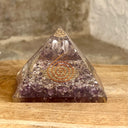 Pyramide orgonite Améthyste