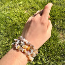 Bracelet baroque AGATE BOTSWANA - Mineralshop