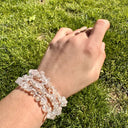 Bracelet baroque CRISTAL DE ROCHE A, la pureté - Mineralshop
