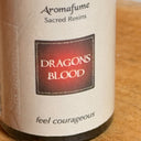 Étiquette Aromafume Dragon’s Blood — Sang de Dragon