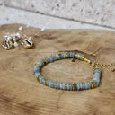 BRACELET ONA DORÉ LABRADORITE, la pierre des thérapeute