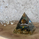ORGONITE ARBRE DE VIE OEIL DE TIGRE / OBSIDIENNE NOIRE