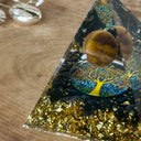 ORGONITE ARBRE DE VIE OEIL DE TIGRE / OBSIDIENNE NOIRE