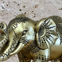 Éléphant couleur OR