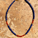 Collier avec disques en lapis-lazuli IAMSUBTIL
