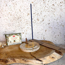 Brûleur d'encens en bois avec oeil