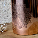 Tasse en cuivre Mandala gravé