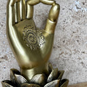 Déco main Gyan Mudra, couleur or