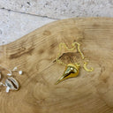 Pendule lune couleur or, 24g