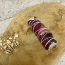 Smudge de Sauge Blanche avec pétales de rose