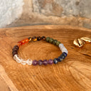 Bracelet boule 06 MM 7 CHAKRAS