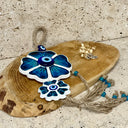 Fleurs NAZAR BONCUK à suspendre turquoise