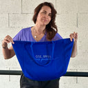 Tote Bag "ose brille sois puissante"  BLEU