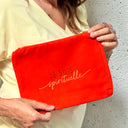 Pochette "JE SUIS SPIRITUELLE" orange