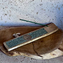 Porte-encens Arbre de vie amazonite bois de manguier