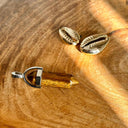 PENDENTIF BITERMINE OEIL DE TIGRE, La Défense , protection ,bijoux , pierre d'ancrage ,pierre de protection 