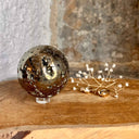 Sphère DE PYRITE, le puissant équilibre, stimulation intellectuelle pierre de résilience ,pierre d'ancrage