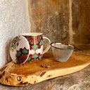 Tasse à thé infuseur Mandala turquoise - Mineralshop thé, mug, infusion