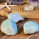 Pierre roulée AMAZONITE XL, le refuge