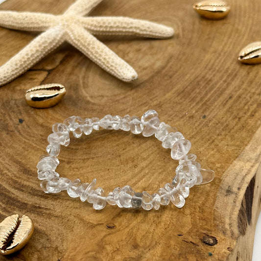 Bracelet baroque CRISTAL DE ROCHE A, la pureté