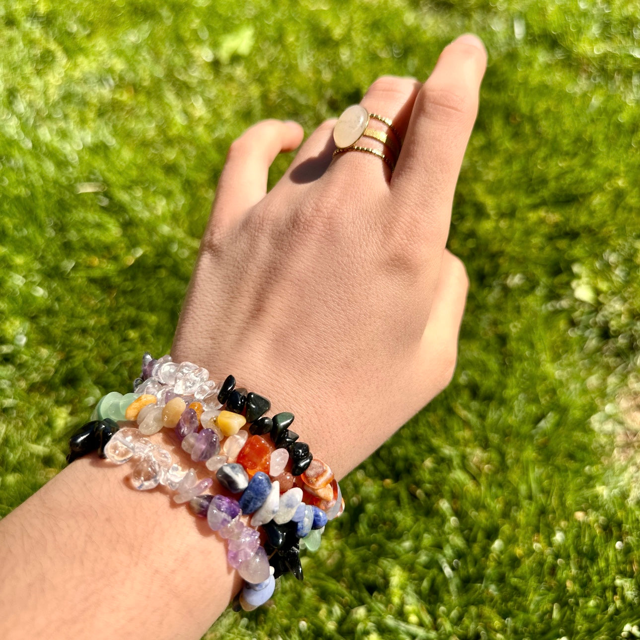 Bracelet baroque 7 chakras